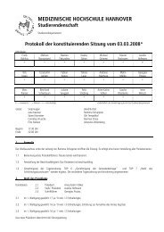 Protokoll der konstituierenden Sitzung vom 03.03.2008