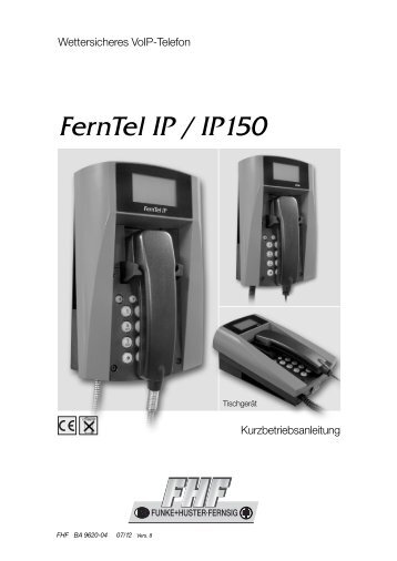 FernTel IP / IP150 - bei FHF, Funke Huster Fernsig GmbH