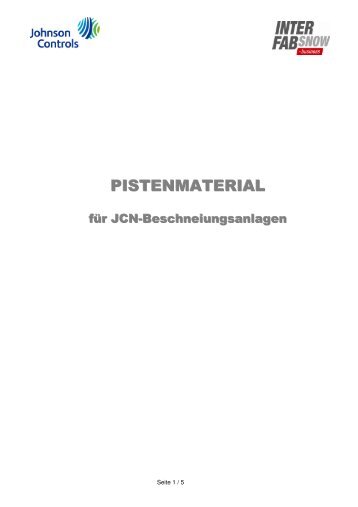 PISTENMATERIAL