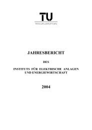 Jahresbericht 2004 - Institut für Energiesysteme und elektrische ...