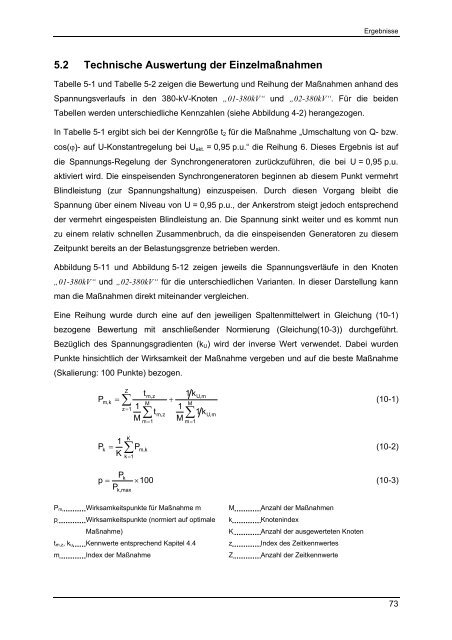 Maßnahmen zur Vermeidung von Spannungszusammenbrüchen