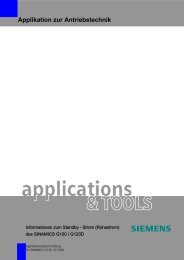 Gruppenantriebe mit G120D und Gleichzeitigkeitsfaktor 1 - Siemens