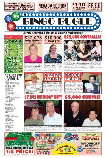 Bingo Bugle San Diego County Edition