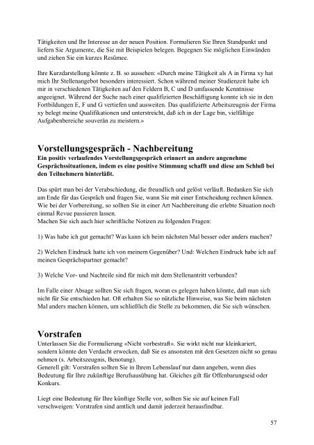 Bewerbungs-ABC - Beschreibung: Beschreibung: Beschreibung ...