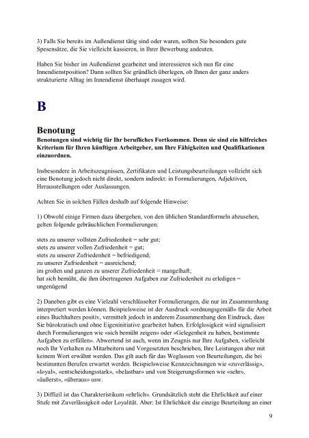 Bewerbungs-ABC - Beschreibung: Beschreibung: Beschreibung ...