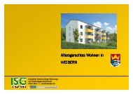 Altersgerechtes Wohnen in Altersgerechtes Wohnen in ... - ISG