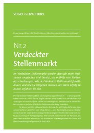 Nr.2 Verdeckter Stellenmarkt - Vogel und Detambel