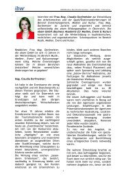 Interview mit Frau Mag. Claudia Dorfmeister zur Entwicklung des ...
