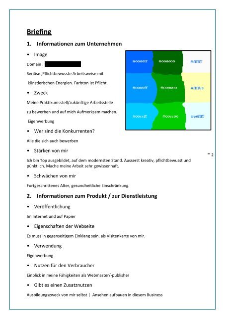 Informationen zum Unternehmen - Patrick Arn