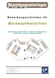 Bewerbungsschreiben für Bürokaufmann/frau - Neue Seite 2