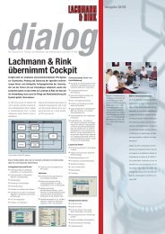 Dialog Ausgabe 28/06 - Lachmann & Rink GmbH