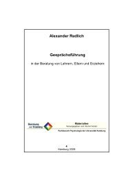 Alexander Redlich Gesprächsführung - Alumni der Psychologie der ...