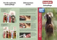 Zahnpflege bei Hunden Gebiss-Check bei Hunden ... - Zooplus