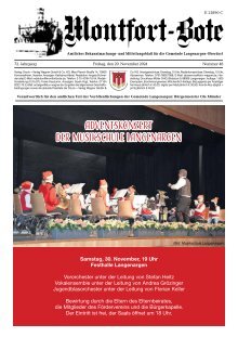 10.01.2025 Montfort-Bote