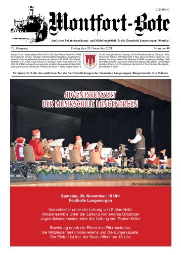 10.01.2025 Montfort-Bote