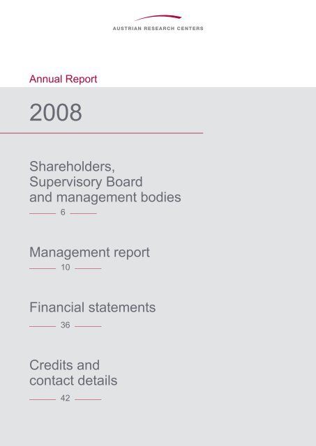 Shareholders, Supervisory Board and management bodies ...