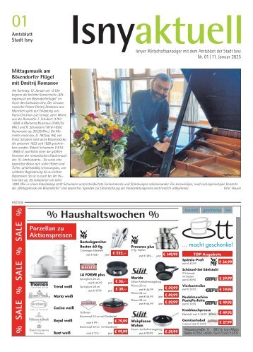 11.01.2025 Isny aktuell