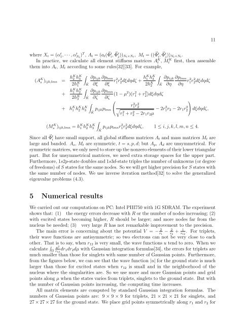 Finite element calculations for the helium atom∗ 1 Introduction