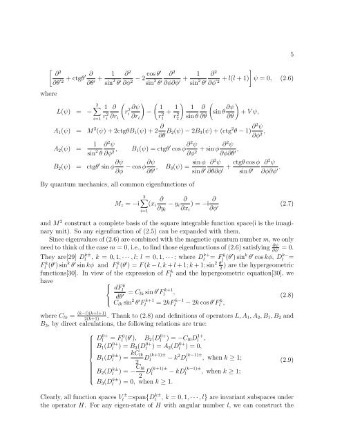 Finite element calculations for the helium atom∗ 1 Introduction