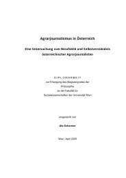 Agrarjournalismus in Österreich - Verband der Agrarjournalisten und