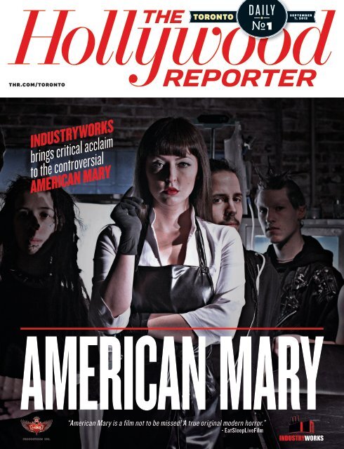 to read the Day 1 PDF - The Hollywood Reporter