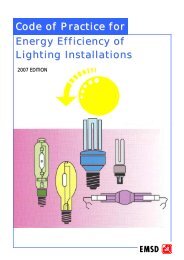 Code of Practice for Energy Efficiency of Lighting Installations 2007 ...