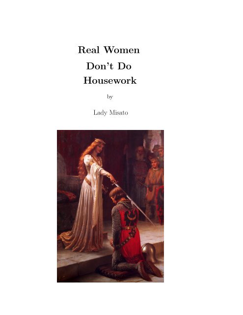Housework do women don real t Should Men