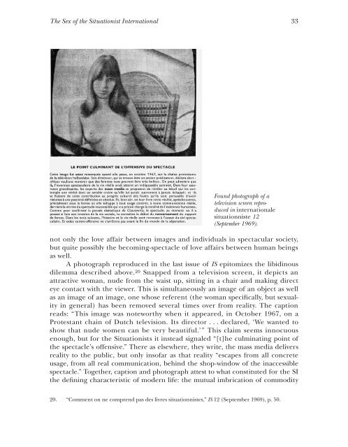 The Sex of the Situationist International* - 1000 Little Hammers