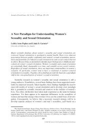 A New Paradigm for Understanding Women's Sexuality and Sexual ...