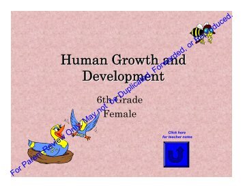 Human Growth and Development