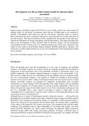 Development of a thorax finite element model for ... - DYNAlook