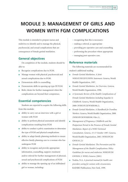 Female Genital Mutilation - World Health Organization