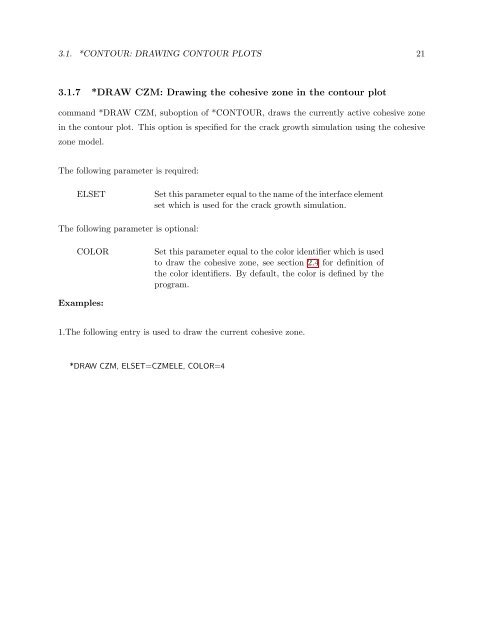 A Finite Element Program (FECGS): Post-Processor FEPOST - GKSS