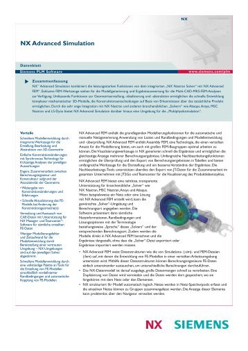 NX Advanced Simulation (German) - FEM
