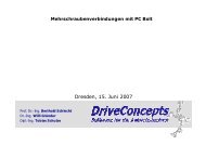 Dresden, 15. Juni 2007 - DriveConcepts GmbH