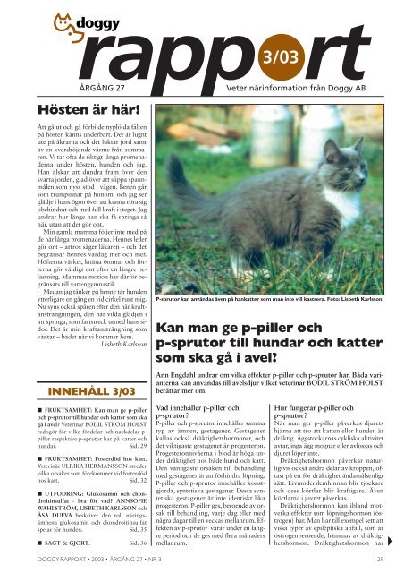 Hur kan en hona göra sig spruta