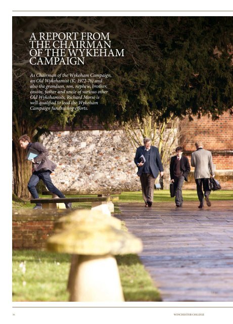 AnnuAL rePOrt 2011 - Winchester College