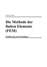 Die Methode der finiten Elemente (FEM)