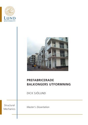 Rapporten - Byggnadsmekanik - Lunds tekniska högskola