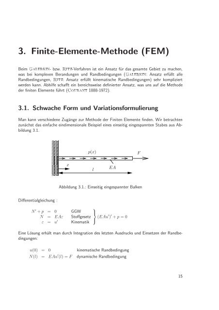 3. Finite-Elemente-Methode (FEM)
