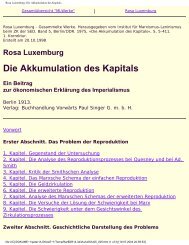 Rosa Luxemburg Die Akkumulation des Kapitals Ein ... - Attac Berlin