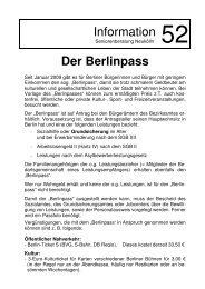 52 Der Berlinpass - Seniorenberatung Neukölln