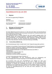 Tätigkeitsbericht 2010 - Neuköllner Netzwerk Berufshilfe (NNB) eV