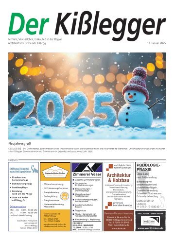 18.01.2025 Der Kißlegger