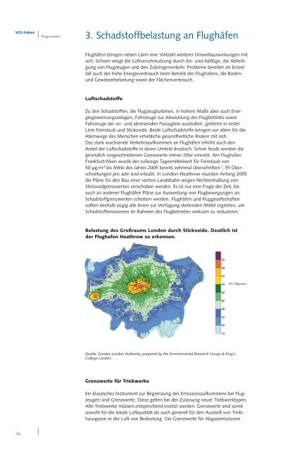 Reduzierung der Umweltfolgen des Flugverkehrs - VCD