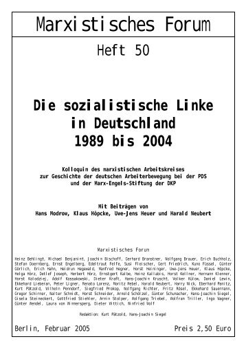 Marxistisches Forum - Die Linke