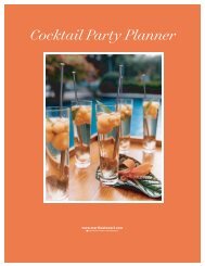 Cocktail Party Planner - Martha Stewart