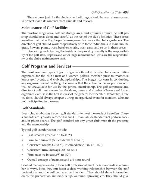 14 Golf Operations in Clubs - CMAA