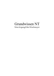 Grundwissen NT