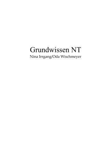 Grundwissen NT